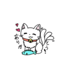 もふもふねこのシロさん（個別スタンプ：37）