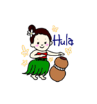 プアナニちゃんとパピちゃん（個別スタンプ：5）