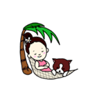 プアナニちゃんとパピちゃん（個別スタンプ：7）