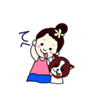 プアナニちゃんとパピちゃん（個別スタンプ：14）