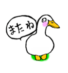 白アヒルのピピちゃん（個別スタンプ：6）