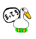 白アヒルのピピちゃん（個別スタンプ：16）