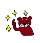 レッサーパンダで可愛さアップ（個別スタンプ：10）