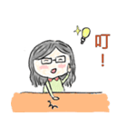 ball girl`s life glossary (clear)（個別スタンプ：9）
