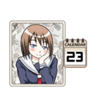 High School Girl Calendar Plus（個別スタンプ：23）