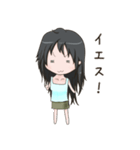 休日のスタンプ・女の子（個別スタンプ：22）