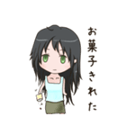 休日のスタンプ・女の子（個別スタンプ：35）