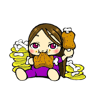 Aちゃんに夢中（個別スタンプ：21）