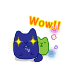 Colorful cats ＆ Boy（個別スタンプ：19）