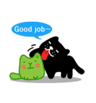Colorful cats ＆ Boy（個別スタンプ：24）