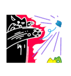 Colorful cats ＆ Boy（個別スタンプ：28）