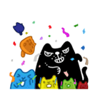 Colorful cats ＆ Boy（個別スタンプ：32）