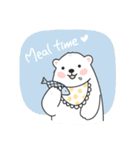 Sweet polar bear 'Gommy' stickers（個別スタンプ：16）