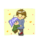 lovely line couple（個別スタンプ：26）