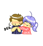 lovely line couple（個別スタンプ：29）