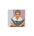 Ucok muslim student（個別スタンプ：13）