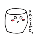 マシュマロくん。（個別スタンプ：4）