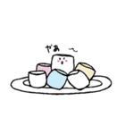 マシュマロくん。（個別スタンプ：19）