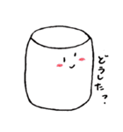 マシュマロくん。（個別スタンプ：21）