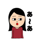 振り回され女子のスタンプ（個別スタンプ：18）