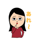 振り回され女子のスタンプ（個別スタンプ：19）