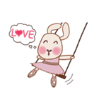 Ballet rabbit（個別スタンプ：3）