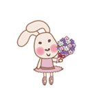 Ballet rabbit（個別スタンプ：4）