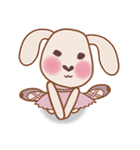 Ballet rabbit（個別スタンプ：14）