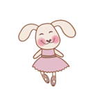 Ballet rabbit（個別スタンプ：25）