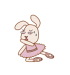 Ballet rabbit（個別スタンプ：37）