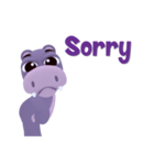 Hippo Slow Life 3D（個別スタンプ：6）