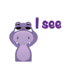 Hippo Slow Life 3D（個別スタンプ：9）