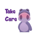 Hippo Slow Life 3D（個別スタンプ：14）