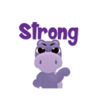 Hippo Slow Life 3D（個別スタンプ：19）