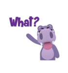 Hippo Slow Life 3D（個別スタンプ：21）