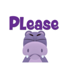 Hippo Slow Life 3D（個別スタンプ：22）