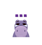 Hippo Slow Life 3D（個別スタンプ：23）
