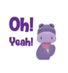 Hippo Slow Life 3D（個別スタンプ：32）