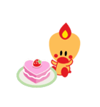 Sweet Angel Bird Kawaii Heart Stickers（個別スタンプ：8）