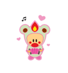Sweet Angel Bird Kawaii Heart Stickers（個別スタンプ：10）