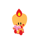 Sweet Angel Bird Kawaii Heart Stickers（個別スタンプ：13）