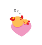 Sweet Angel Bird Kawaii Heart Stickers（個別スタンプ：22）