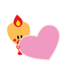 Sweet Angel Bird Kawaii Heart Stickers（個別スタンプ：23）
