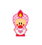 Sweet Angel Bird Kawaii Heart Stickers（個別スタンプ：29）