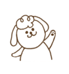 もしゃポチ男（個別スタンプ：1）
