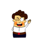 Personality Funny Boy Character（個別スタンプ：15）