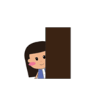 Accountants girl（個別スタンプ：13）