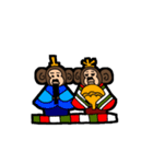 春、お猿（個別スタンプ：6）