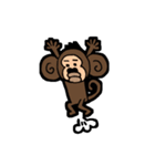 春、お猿（個別スタンプ：17）
