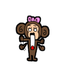 春、お猿（個別スタンプ：27）